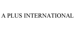 A PLUS INTERNATIONAL trademark