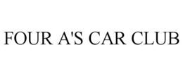FOUR A'S CAR CLUB trademark