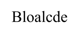 BLOALCDE trademark