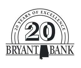 BRYANT BANK 20 YEARS OF EXCELLENCE 20 trademark