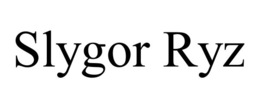 SLYGOR RYZ trademark