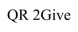 QR 2GIVE trademark
