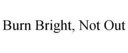 BURN BRIGHT, NOT OUT trademark