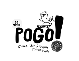 POGO! 9G PROTEIN CHOCO-CHIP BROWNIE POWER BALLS trademark
