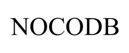 NOCODB trademark