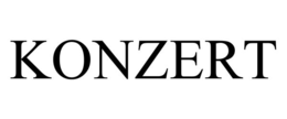 KONZERT trademark
