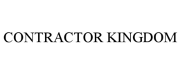 CONTRACTOR KINGDOM trademark