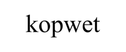 KOPWET trademark