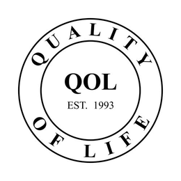 QUALITY OF LIFE QOL EST. 1993 trademark