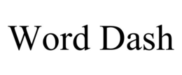WORD DASH trademark