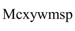 MCXYWMSP trademark
