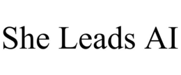 SHE LEADS AI trademark