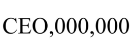 CEO,000,000 trademark