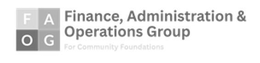 F A O G FINANCE, ADMINISTRATION & OPERATIONS GROUP FOR COMMUNITY FOUNDATIONS trademark