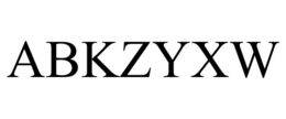 ABKZYXW trademark