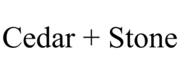 CEDAR + STONE trademark