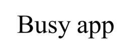 BUSY APP trademark