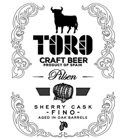 TORO CRAFT BEER PRODUCT OF SPAIN PILSEN SHERRY CASK FINO AGED IN OAK BARRELS trademark