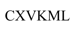 CXVKML trademark