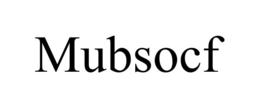 MUBSOCF trademark