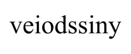 VEIODSSINY trademark
