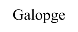 GALOPGE trademark