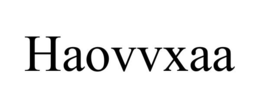 HAOVVXAA trademark