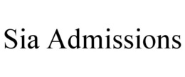 SIA ADMISSIONS trademark