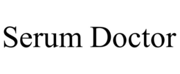 SERUM DOCTOR trademark