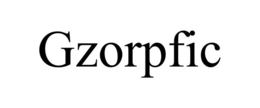 GZORPFIC trademark