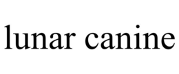 LUNAR CANINE trademark