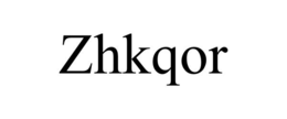 ZHKQOR trademark