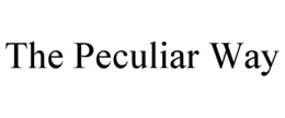 THE PECULIAR WAY trademark