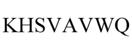 KHSVAVWQ trademark