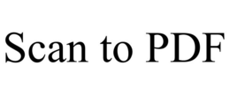 SCAN TO PDF trademark