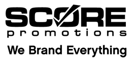 SCORE PROMOTIONS WE BRAND EVERYTHING trademark