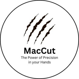 MACCUT THE POWER OF PRECISION IN YOUR HANDS trademark