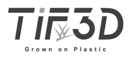 TIF3D GROWN ON PLASTIC trademark