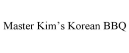 MASTER KIM’S KOREAN BBQ trademark