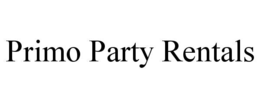 PRIMO PARTY RENTALS trademark