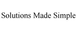 SOLUTIONS MADE SIMPLE trademark
