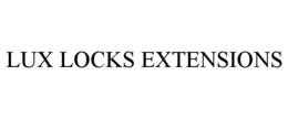 LUX LOCKS EXTENSIONS trademark