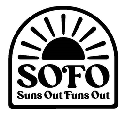 SOFO SUNS OUT FUNS OUT trademark