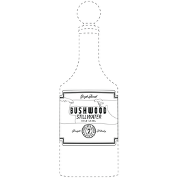 SINGLE BARREL BUSHWOOD STILLWATER GOLD LABEL STRAIGHT WHISKEY RYE 7 BATCH NO 2 trademark