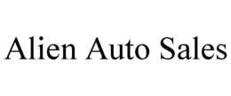 ALIEN AUTO SALES trademark