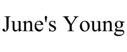 JUNE'S YOUNG trademark