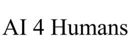 AI 4 HUMANS trademark