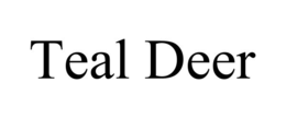 TEAL DEER trademark