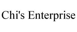 CHI'S ENTERPRISE trademark