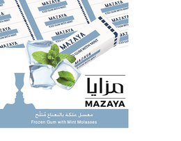 MAZAYA ICED GUM WITH MINT MAZAYA FROZEN GUM WITH MINT MOLASSES trademark